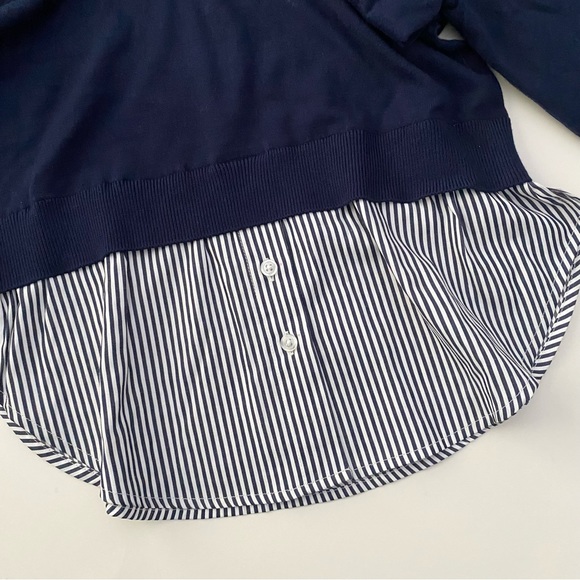 •New York & Company•Navy Striped Sweater•XS• - Picture 7 of 13
